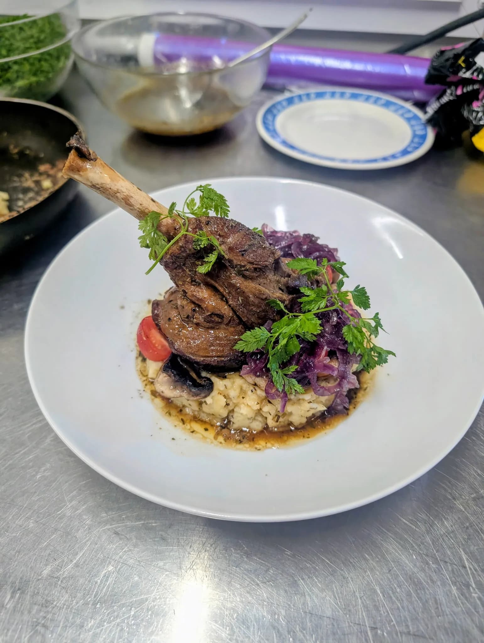 Un plat préparé par la cuisine de L'Azéa